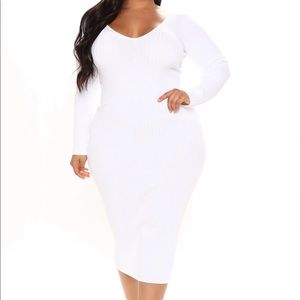 Sweater dress fashion nova Xl